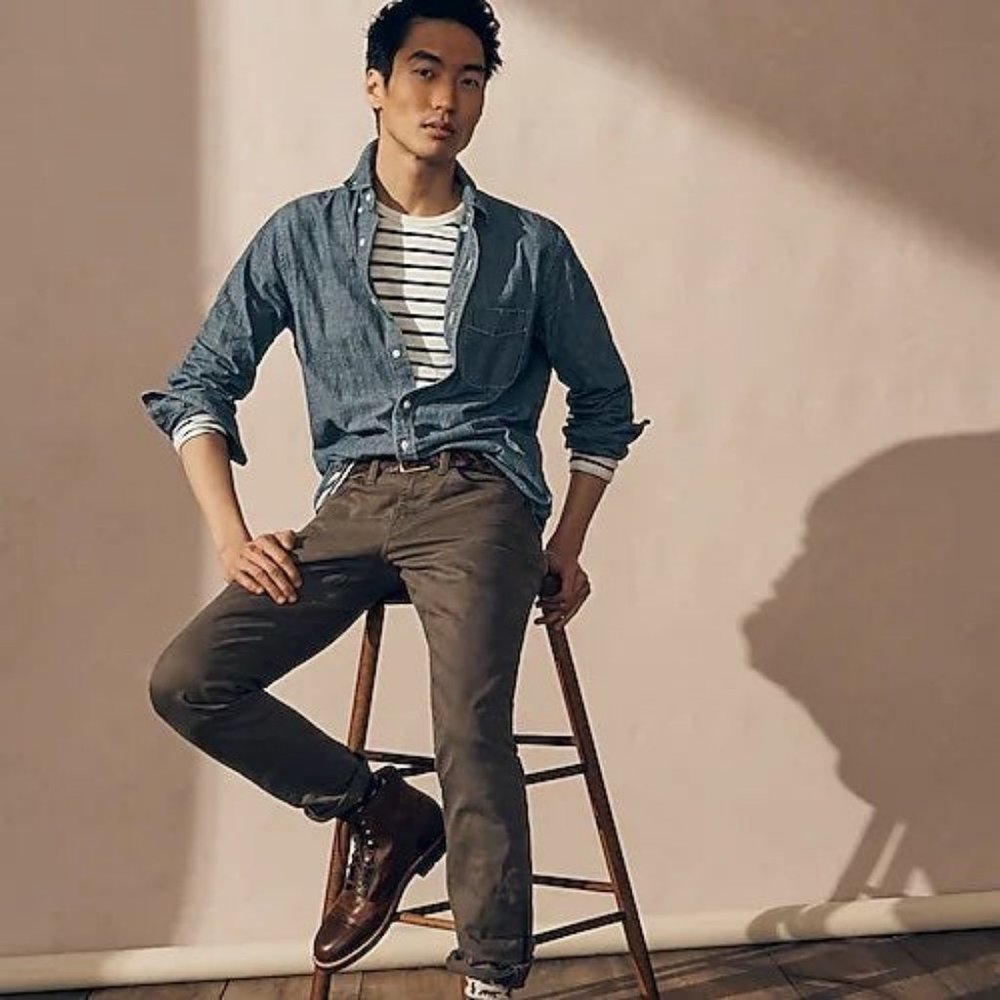 Crew 484 Slim-fit Garment-Dyed Pant5412541